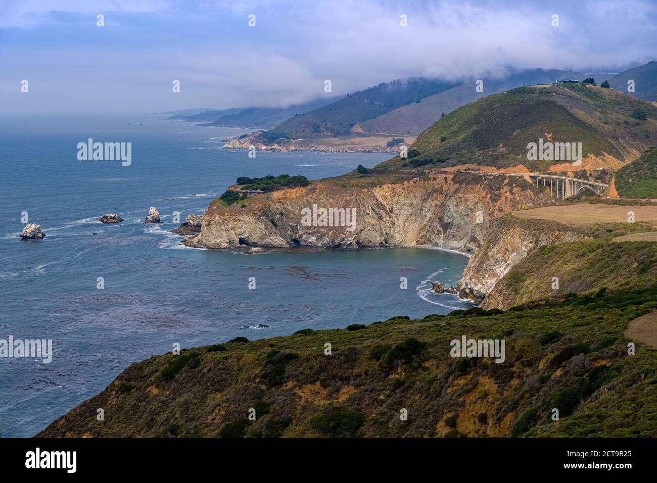 Big Sur California coast and the pacific ocean California Stock Photo ...