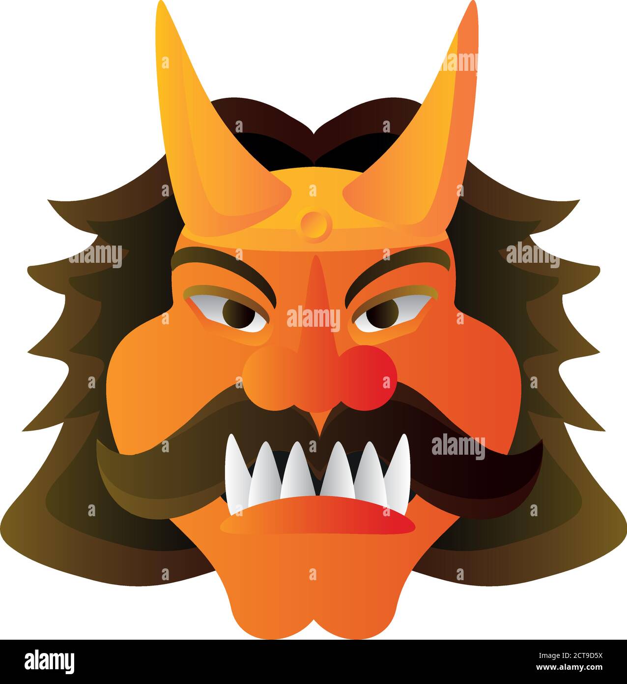Hindu demon king ravana Cut Out Stock Images & Pictures - Alamy