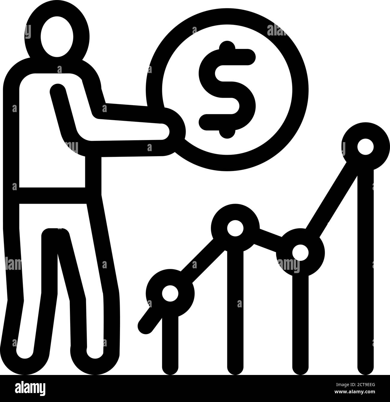 man earn money infographic icon vector outline illustration Stock Vector Image & Art Alamy