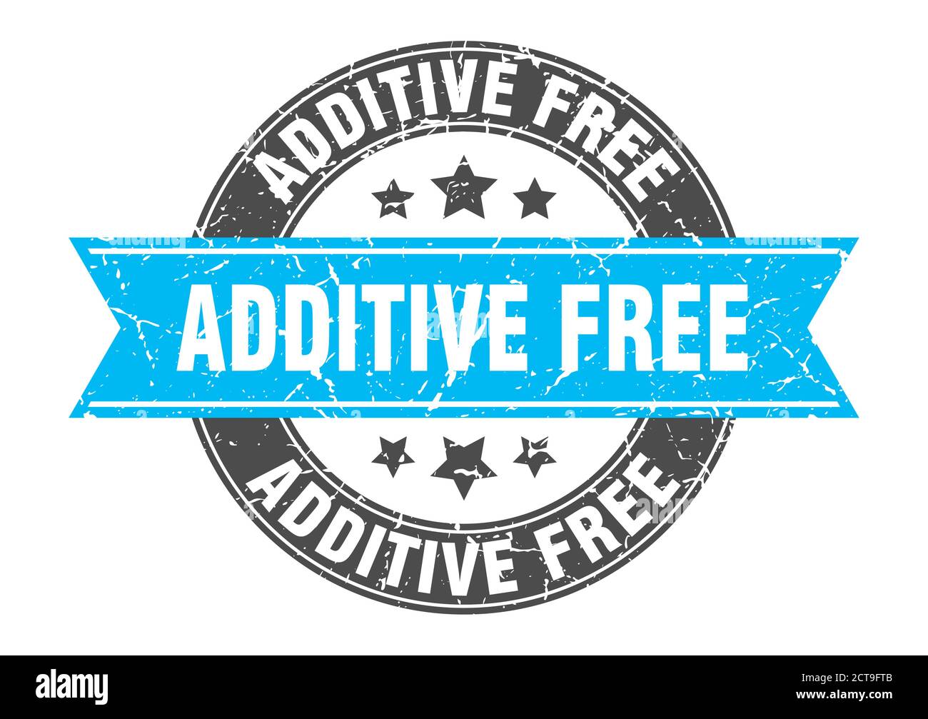 Additive free banner sign hi-res stock photography and images - Alamy