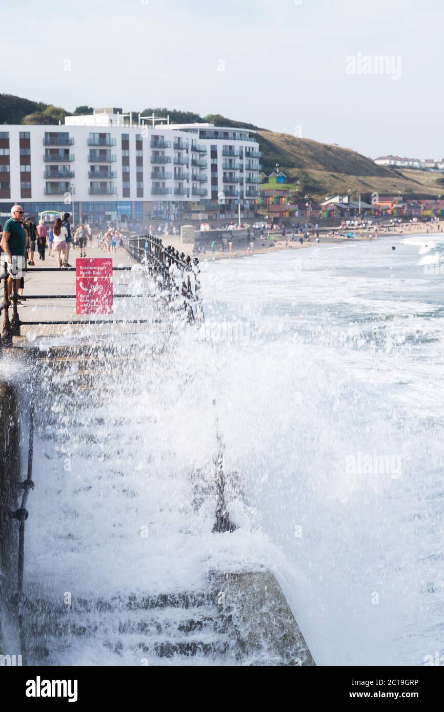 High tide in scarborough north hires stock photography and images Alamy