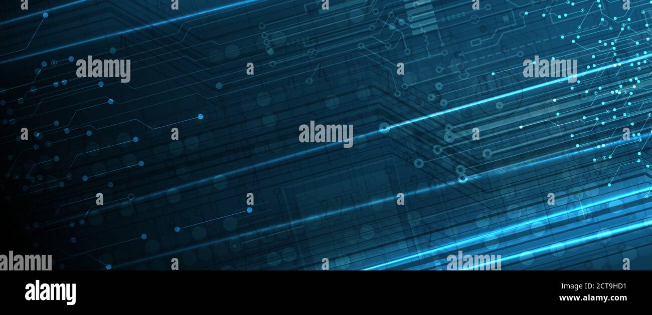 abstract structure circuit computer technology business background ...