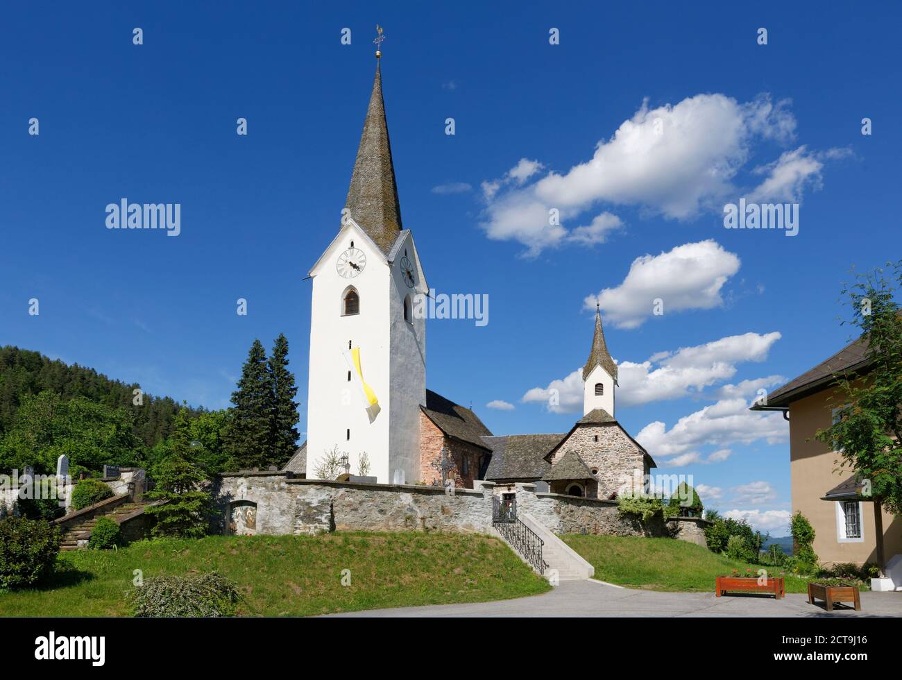 Austria, Carinthia, View of Palatine Church Stock Photo