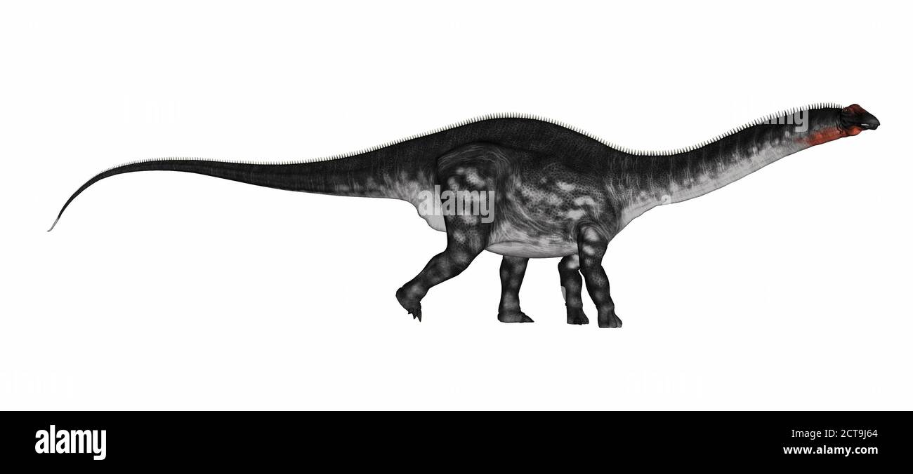 Apatosaurus dinosaur - 3D render Stock Photo