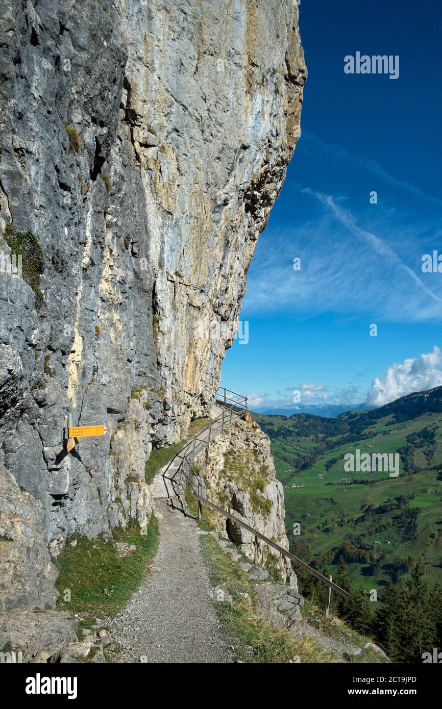 Switzerland, Canton Appenzell Innerrhoden, Appenzell Alps Stock Photo