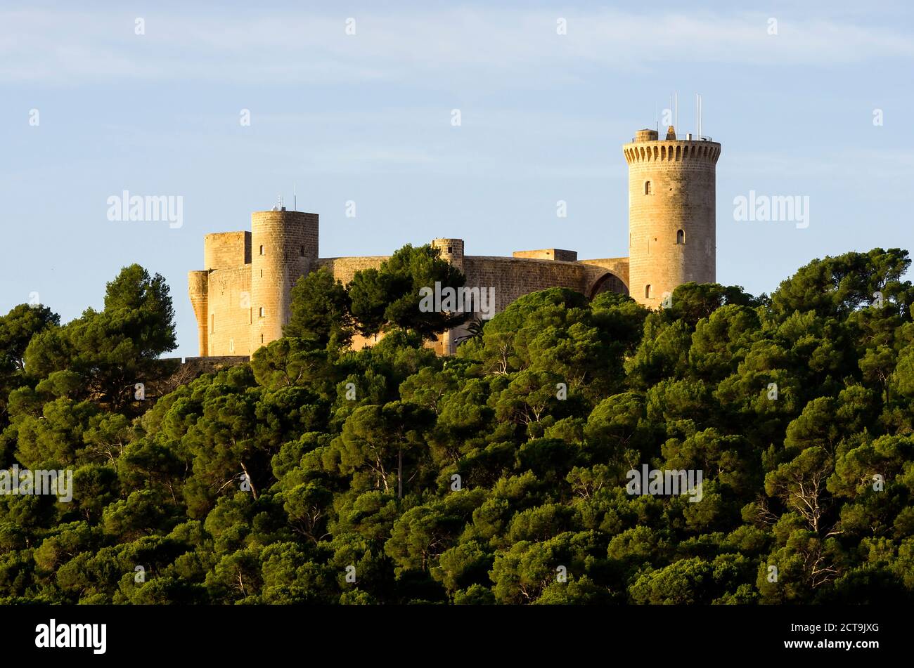 Spain, Majorca, Bellver Castle Stock Photo