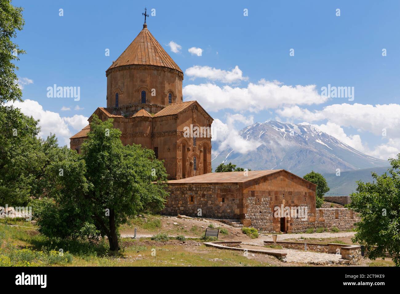 Turkey, Akdamar Island, Armenian Church of the Holy Cross Stock Photo