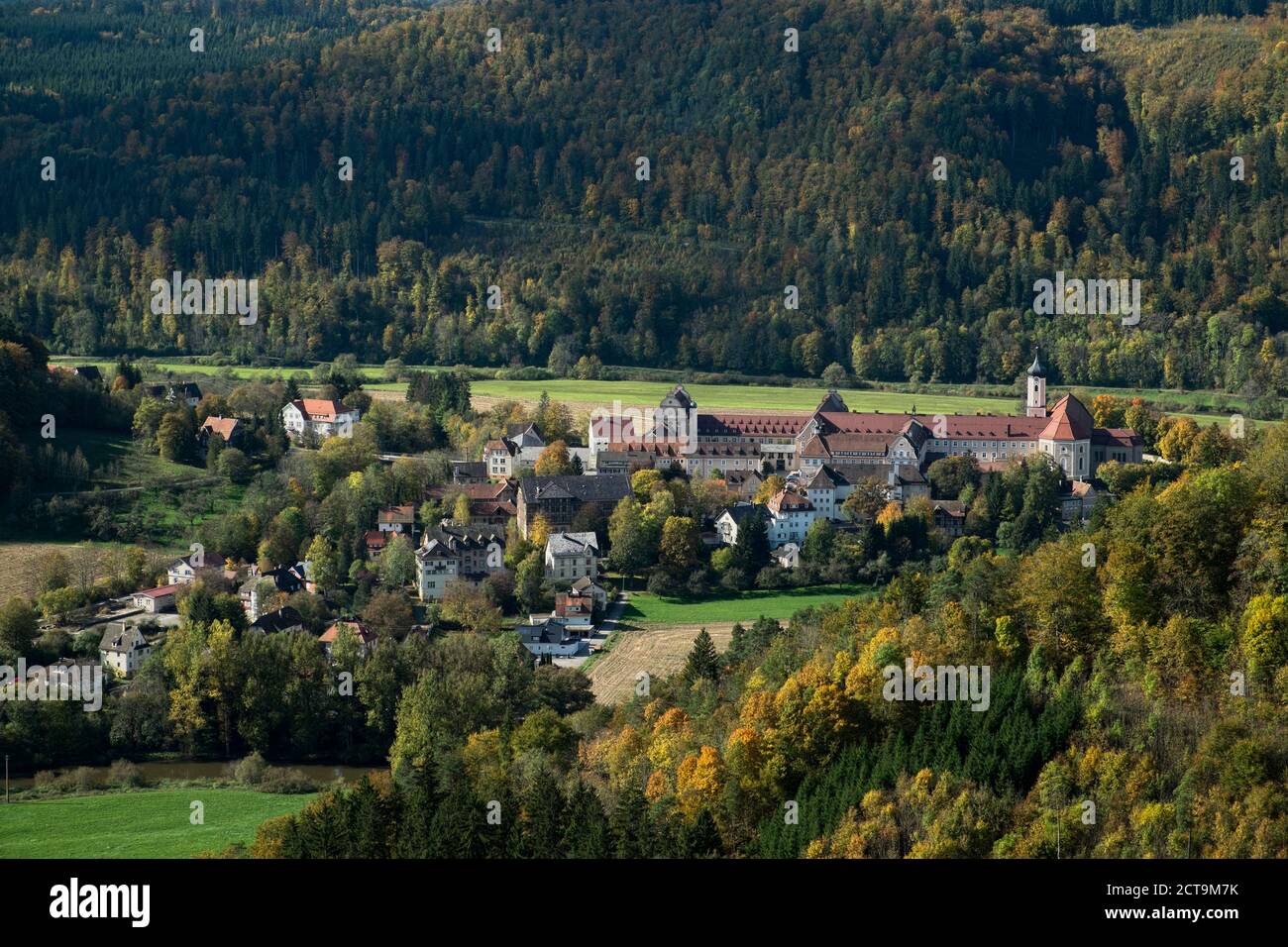 Germany, Baden-Wuerttemberg, Benedictine abbey Beuron Stock Photo