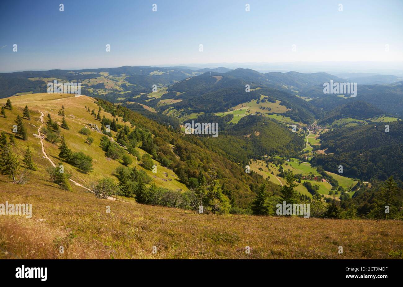 Germany, Baden-Wuerttemberg, Black Forest, view from Belchen Stock Photo
