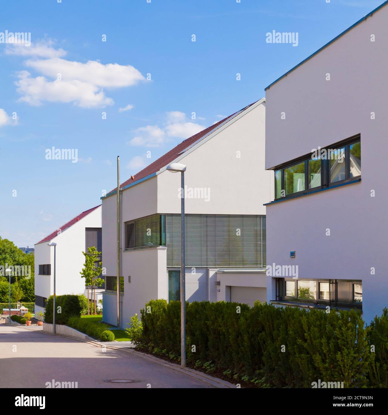 Germany, BadenWuerttemberg, Stuttgart, modern onefamily houses, new