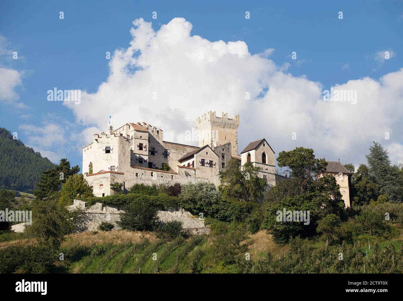 Italy, South Tyrol, Vinschgau, Schluderns, Churburg Stock Photo