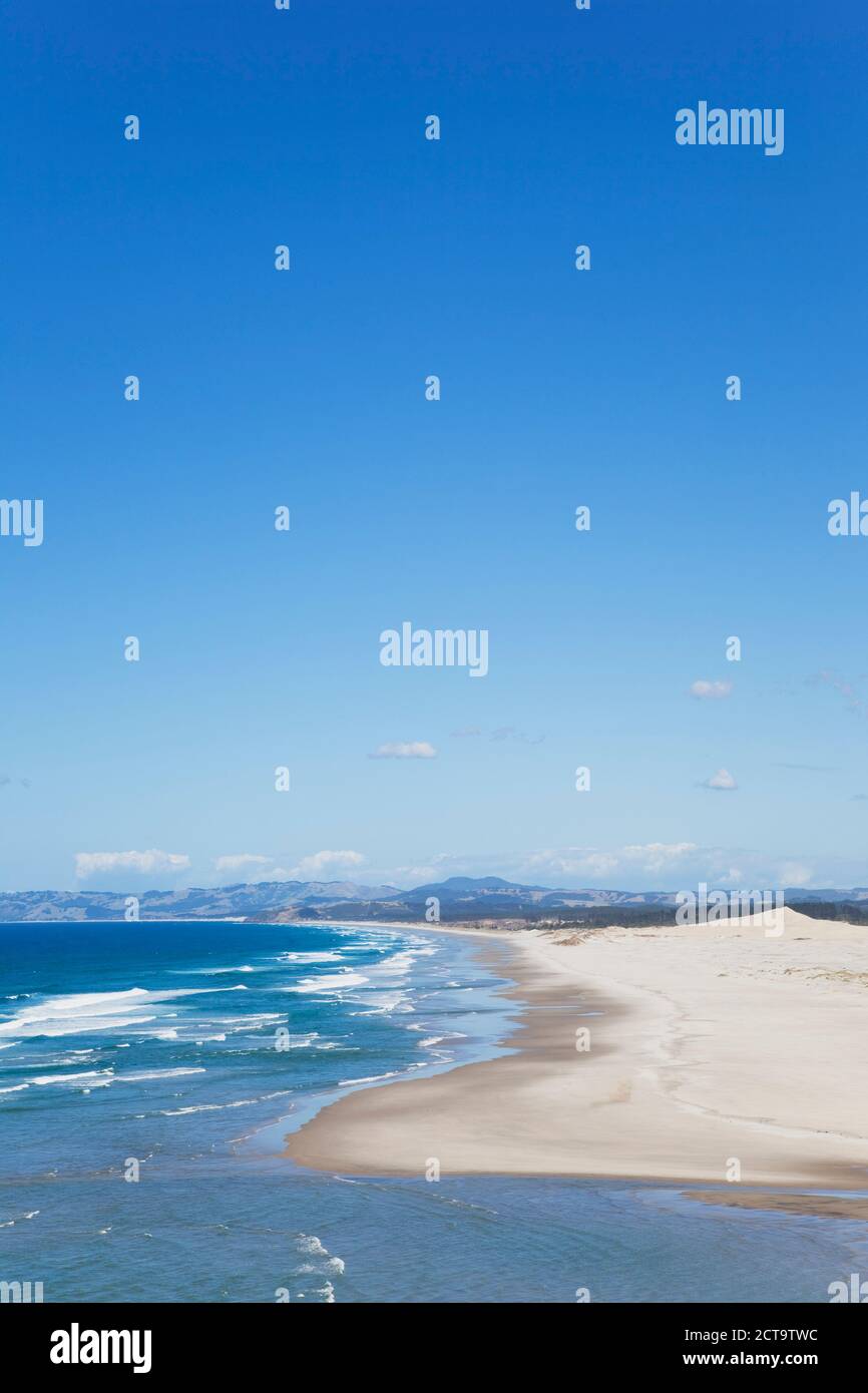 New Zealand, View of Mangawhai Heads Stock Photo Alamy