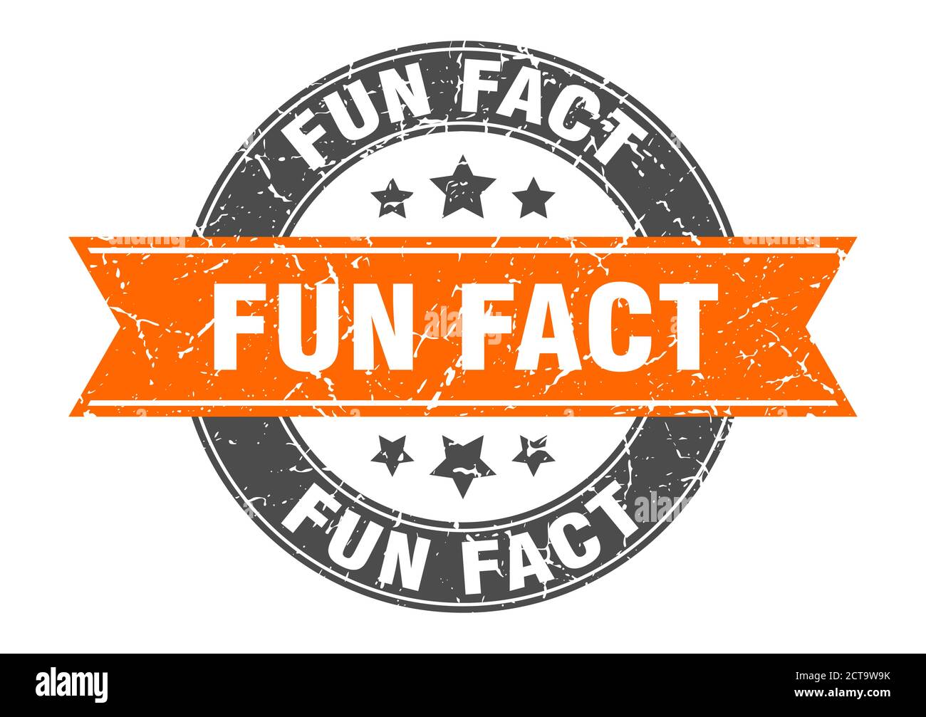 Funfact Sign fun fact round stamp with ribbon. sign. label Stock Vector Image & Art ...