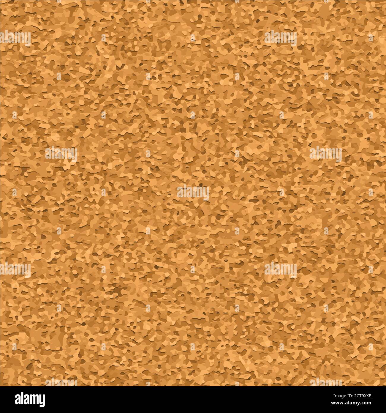 Cork board texture realistic vector seamless pattern, close up. Empty corkbord background for