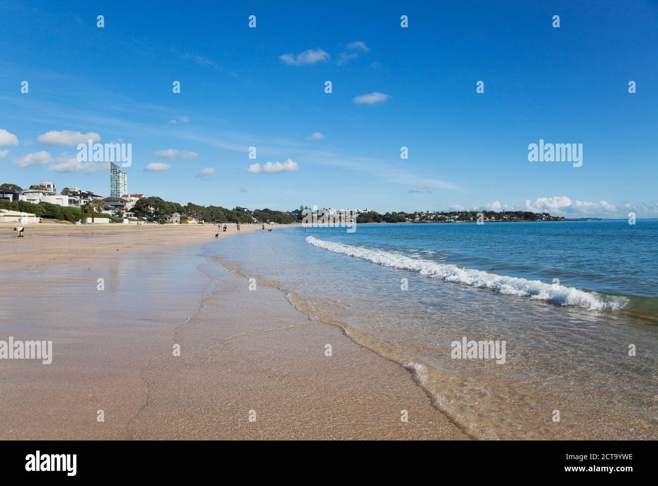 New Zealand, Auckland, Takapuna Beach Stock Photo Alamy