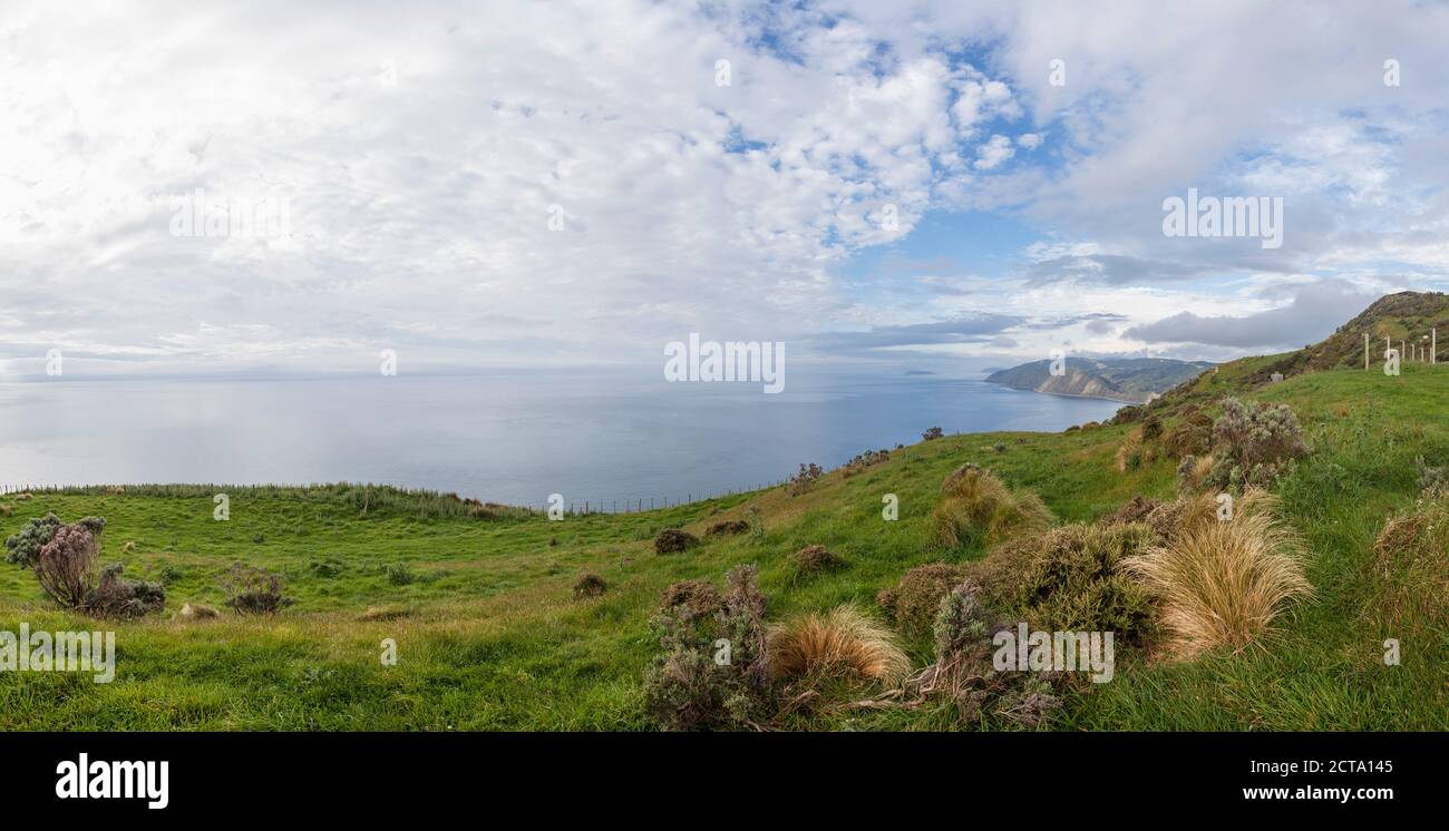 New Zealand, Wellington, Kapiti, Makara, Coast Stock Photo