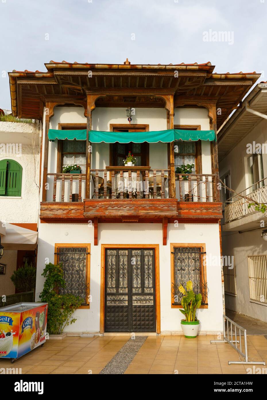 Turkey, Mugla Province, Marmaris, Traditional house in the old town Stock Photo