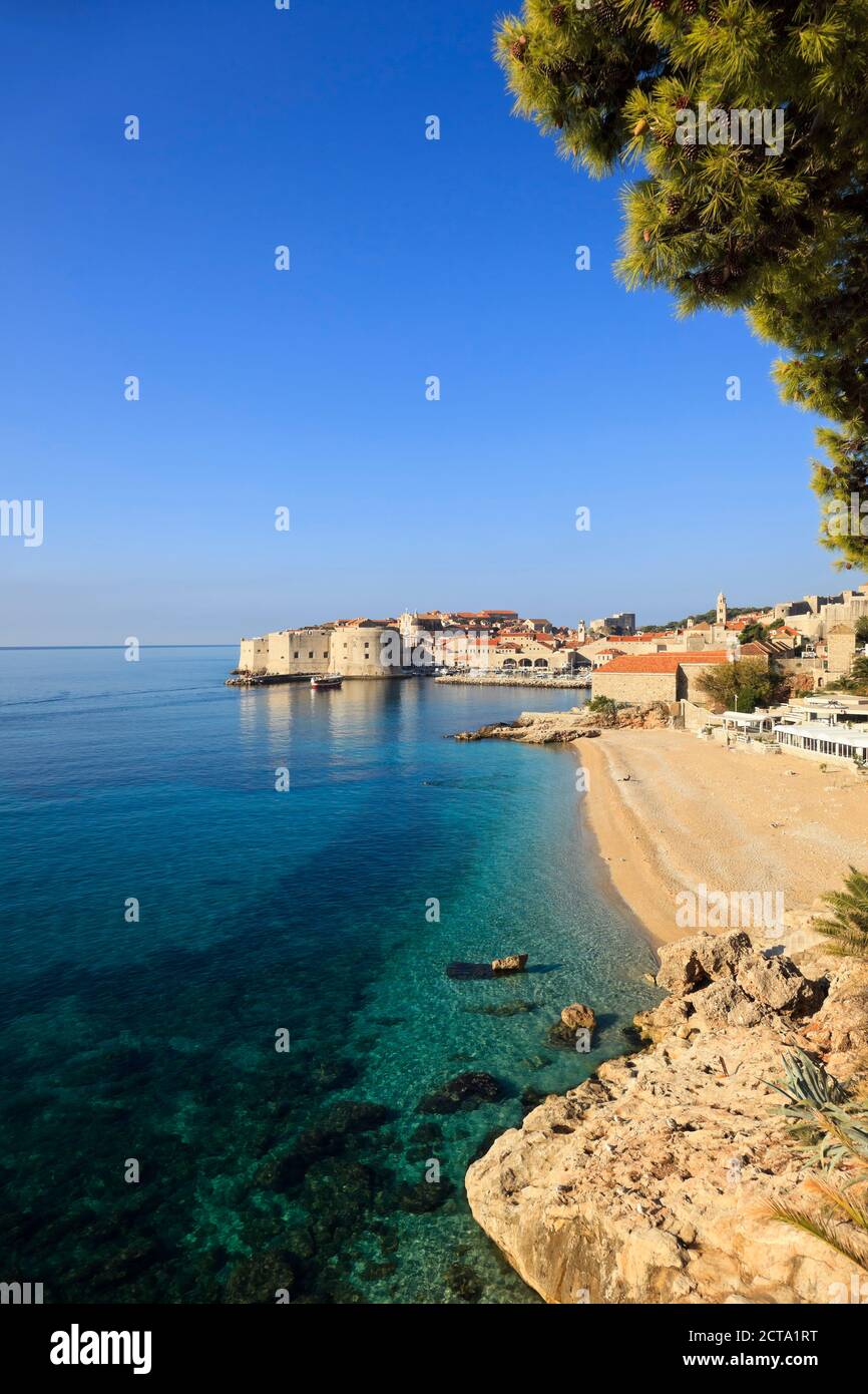 Croatia, Dubrovnik, View of old town Stock Photo