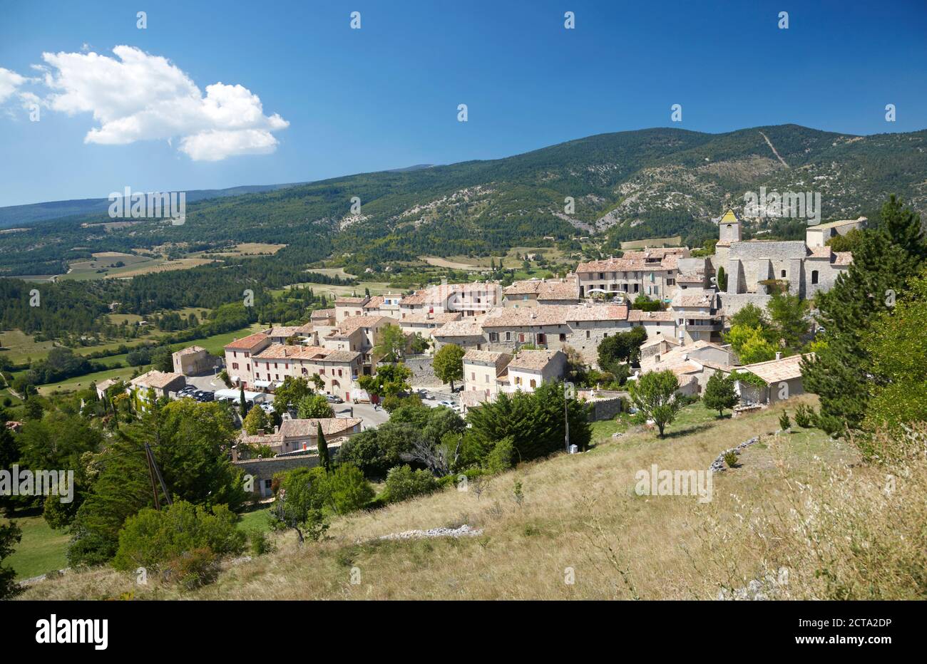 France, Provence, Vaucluse, Townscape of Aurel Stock Photo
