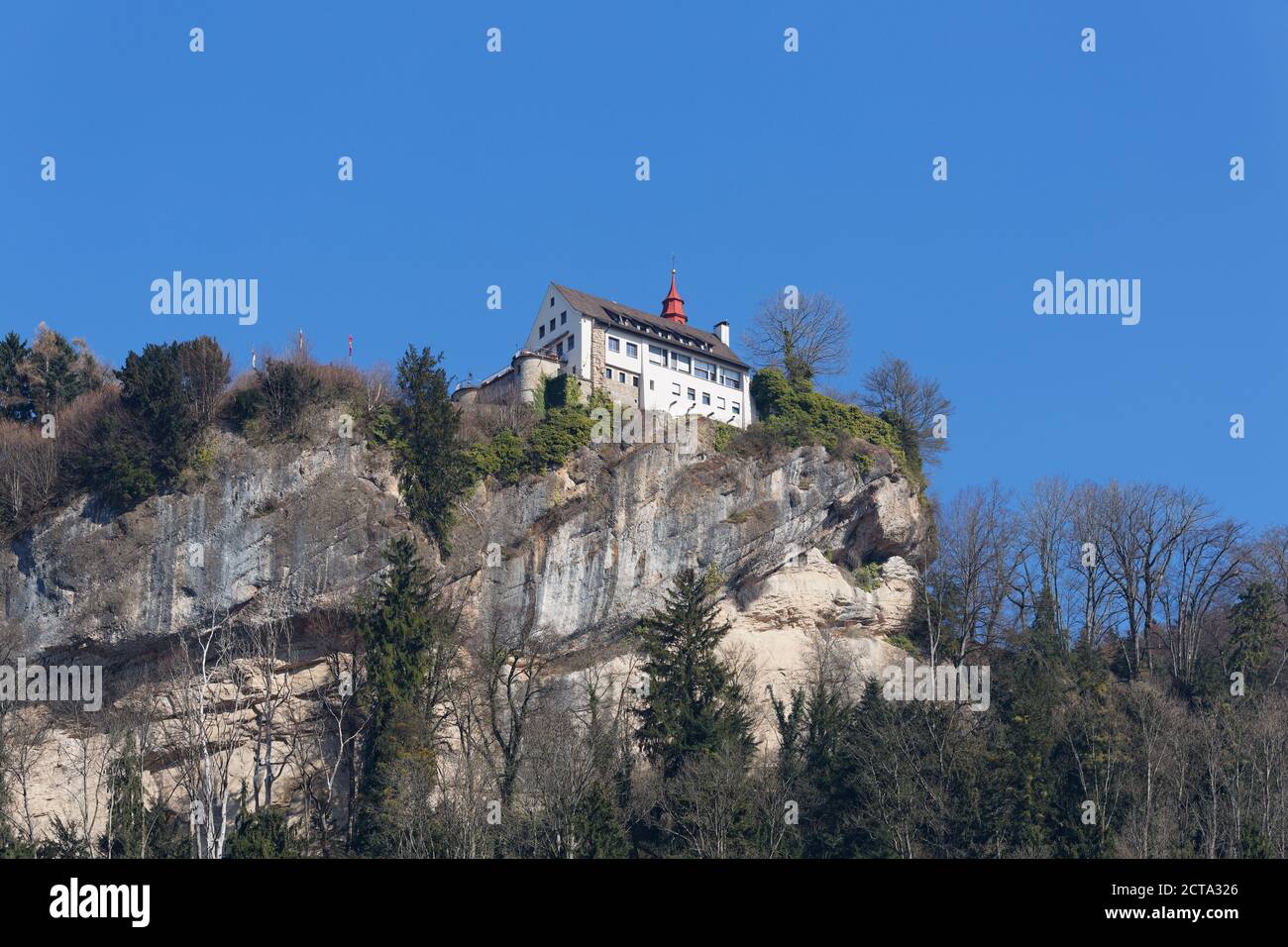Austria, Vorarlberg, Bregenz Forest, Gebhardsberg, Hohenbregenz Castle Stock Photo
