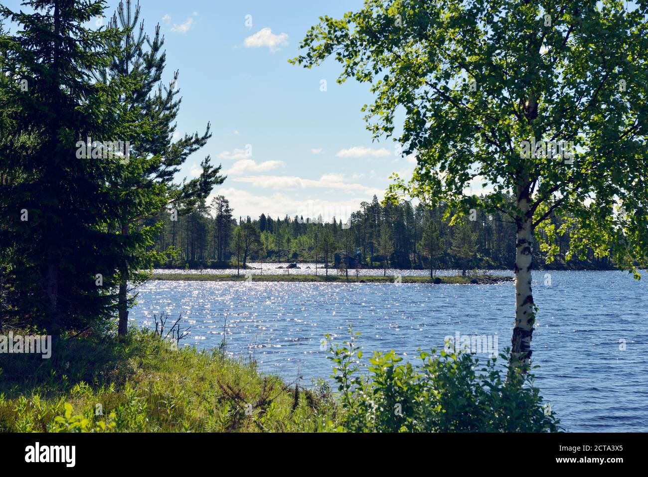 Sweden, Stroemsund, Landscape along Vildmarksvaegen Stock Photo - Alamy