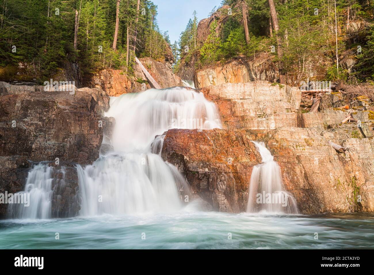 Canada, Vancouver Island, Myra Falls Stock Photo