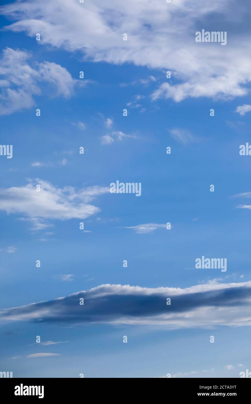 Blue cloud clouded sky hi-res stock photography and images - Alamy