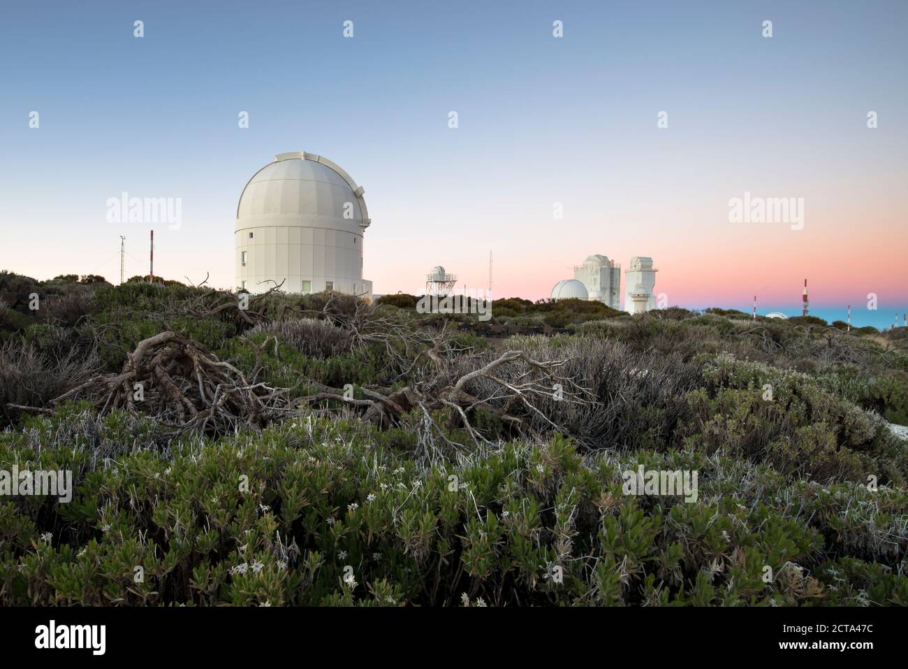Spain, Canary Islands, Teneriffe, Teide observatory Stock Photo