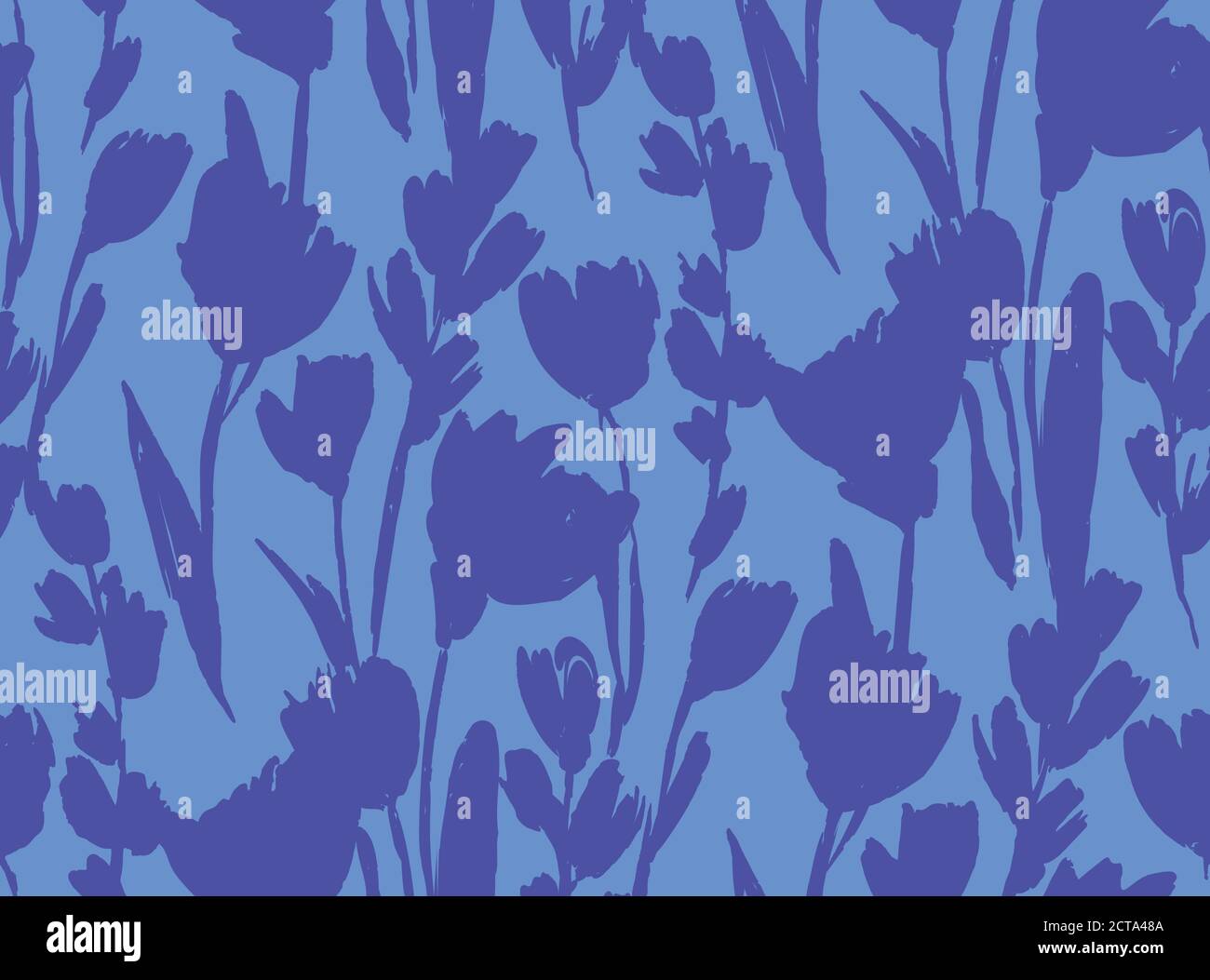 Irises flowers vector seamless background pattern hand drawn. Vector illustration. Textile design, wrapping paper. Stock Vector