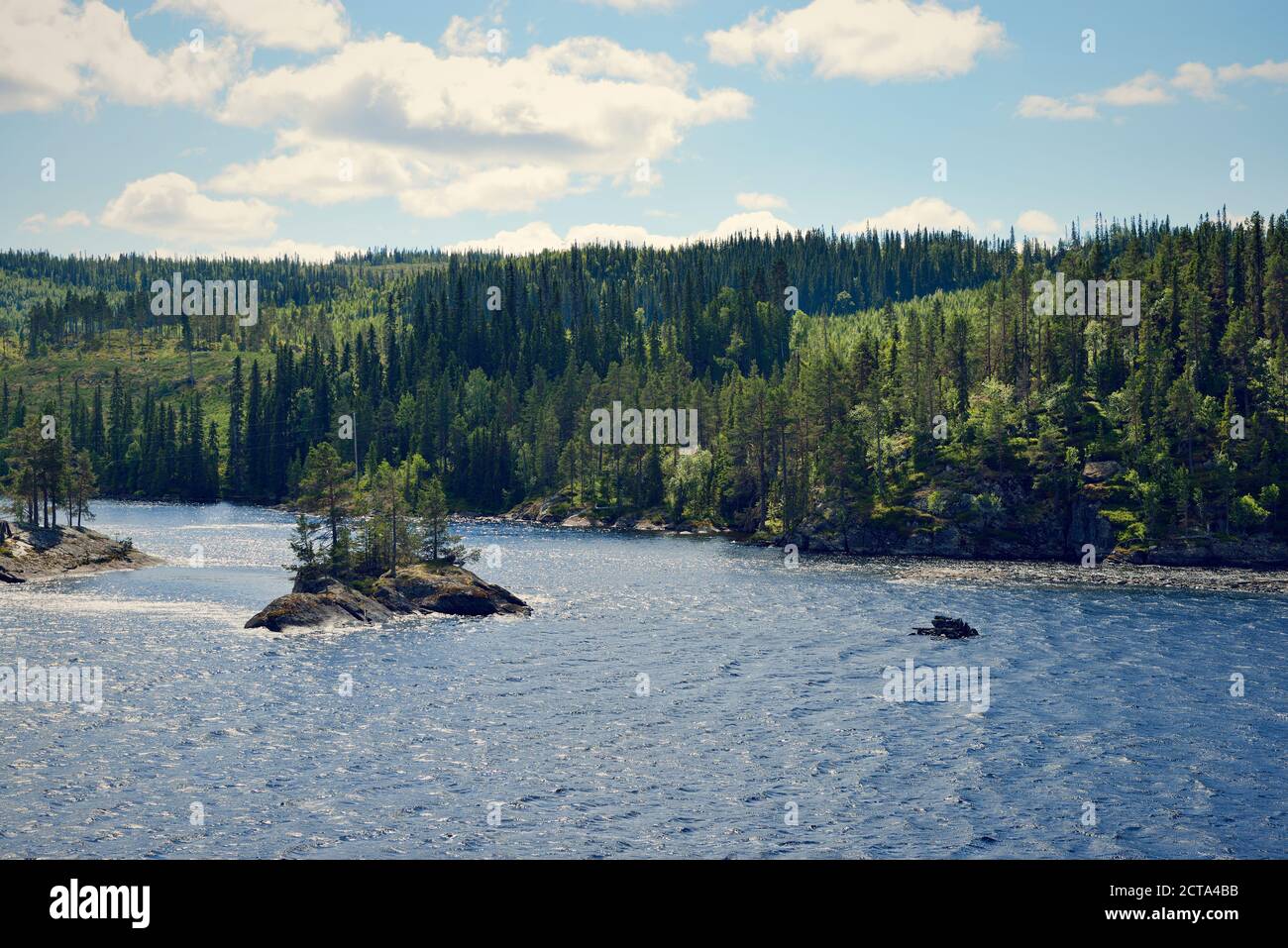 Sweden, Stroemsund, Landscape along Vildmarksvaegen Stock Photo - Alamy