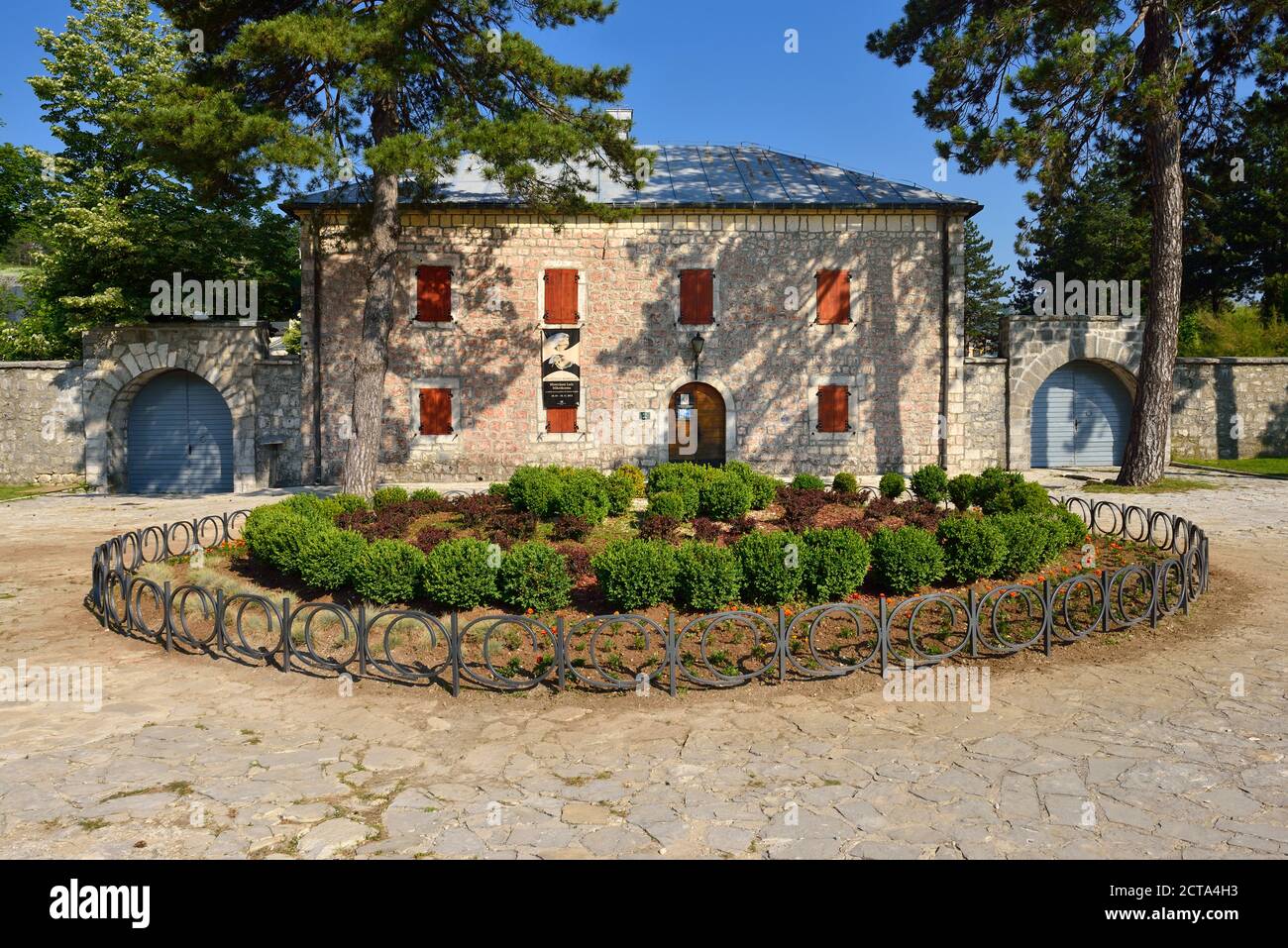 Montenegro, Crna Gora, historic Biljarda Palace, Billiard Hall, in the old  royal capital Cetinje Stock Photo - Alamy