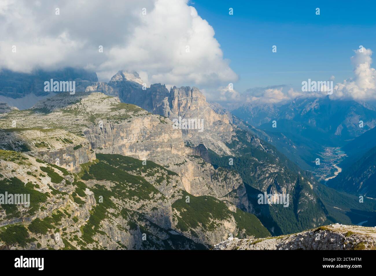 Italy, Province of Belluno, Veneto, Auronzo di Cadore, Tre Cime di Lavaredo Stock Photo
