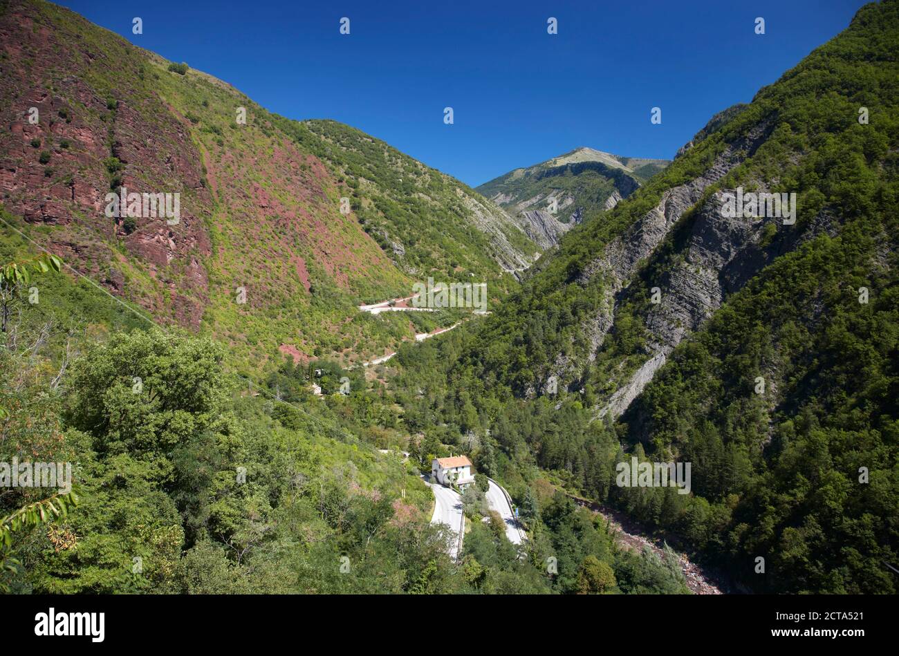 France, Provence, Alpes-Maritimes, Gorges du Cians Stock Photo