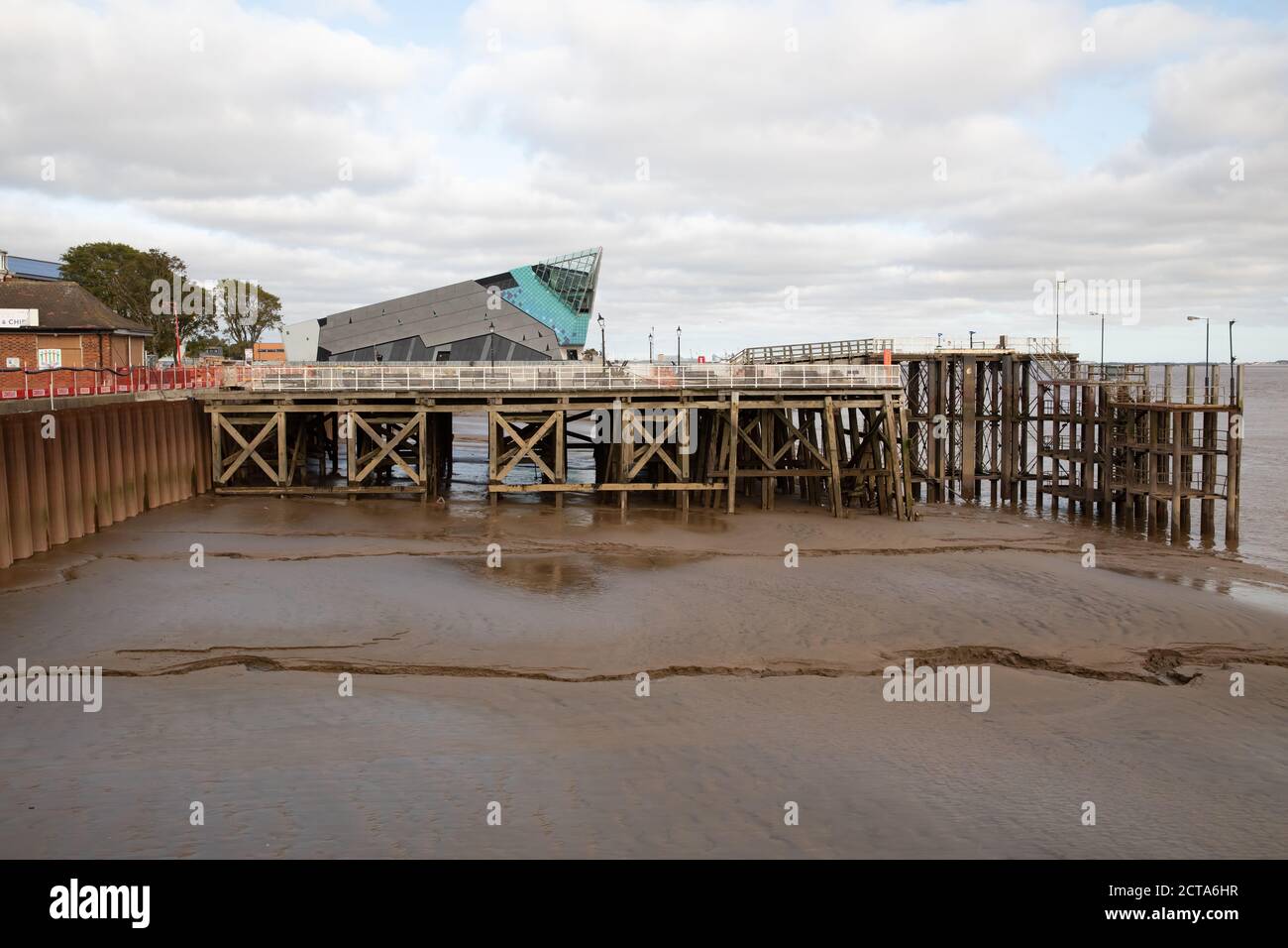 View of The Deep aquarium in Kingston Upon Hull,East Yorkshire Stock