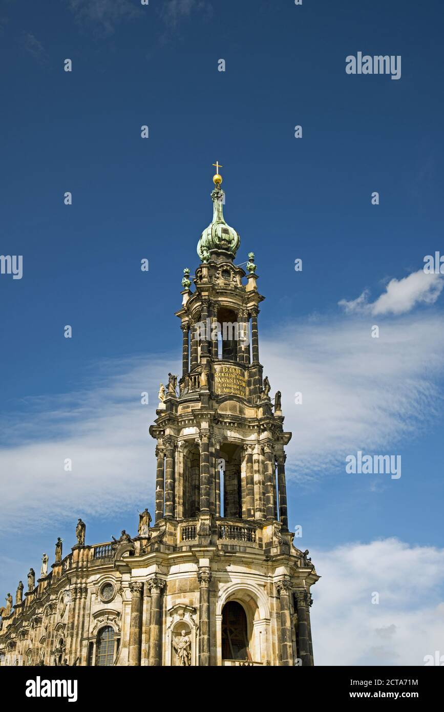 Germany, Saxony, Dresden, Catholic Church of the Royal Court of Saxony Stock Photo