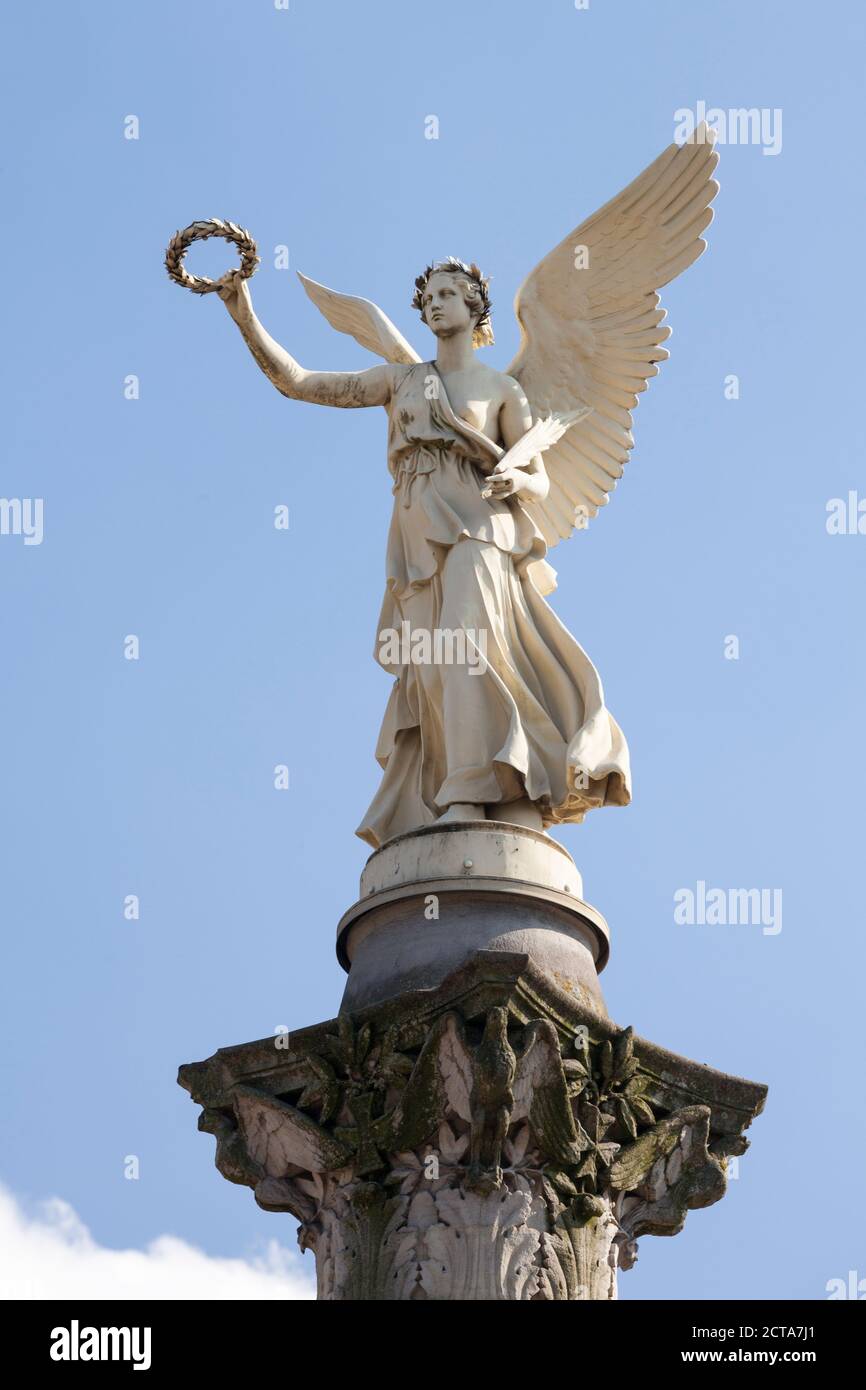 Germany, North Rhine-Westphalia, Oberhausen, Angel of peace, victory column Stock Photo