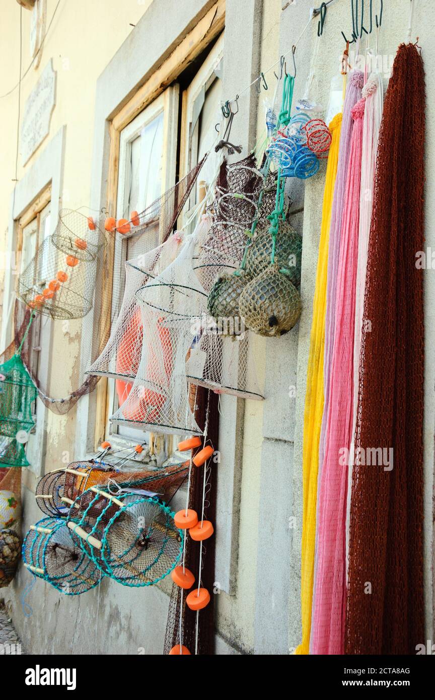 Fishing gear for sale. Portugal Stock Photo Alamy