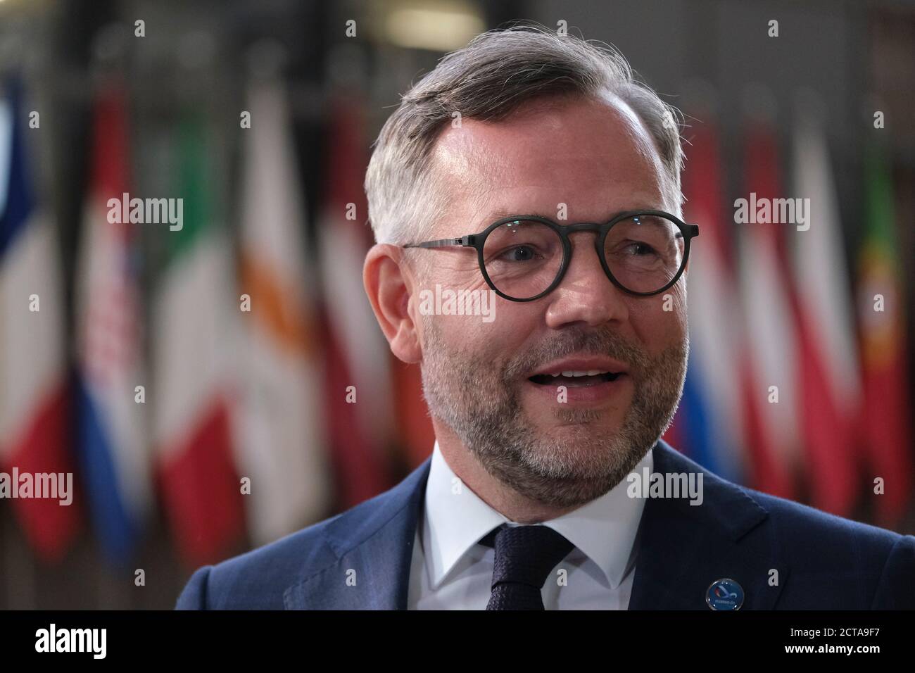 Brussels, Belgium. 22nd Sep, 2020. German Minister of State for Europe ...