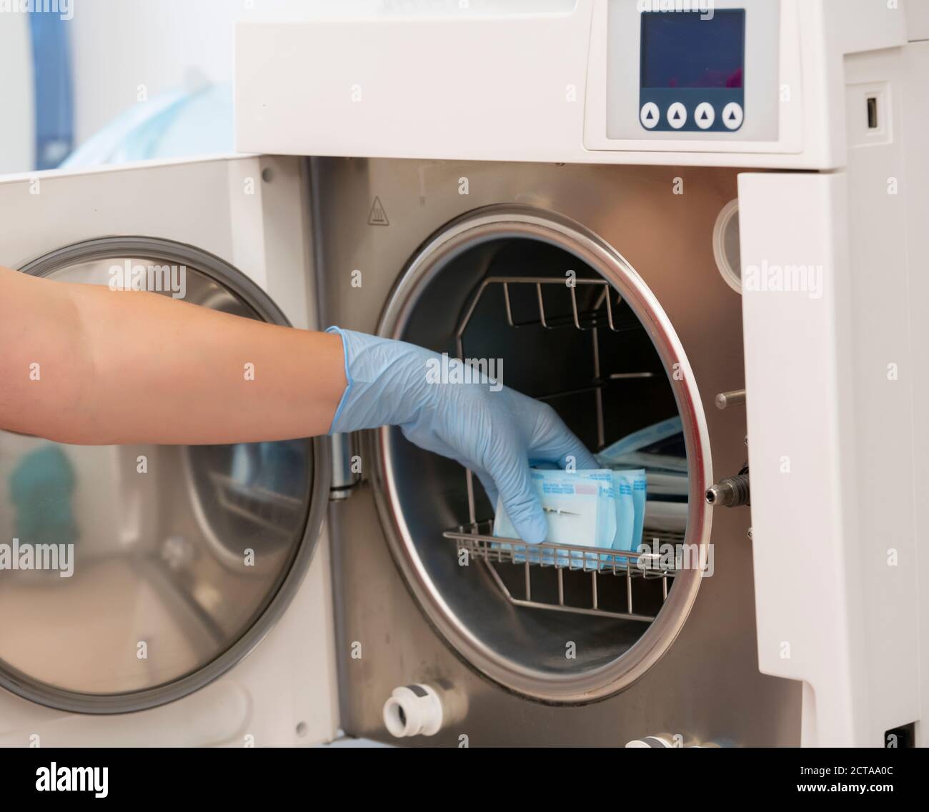 sterilization and disinfection of dental tools Stock Photo Alamy