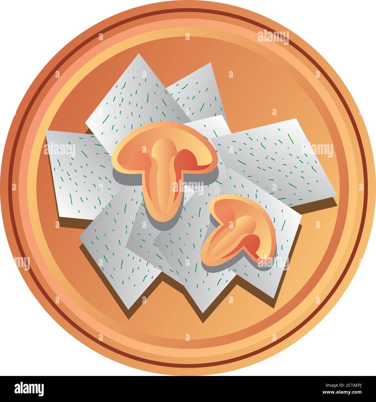 Diwali Food With Mushrooms On Plate Detailed Style Icon Design India Festival Of Lights Theme Vector Illustration Stock Vector Image Art Alamy
