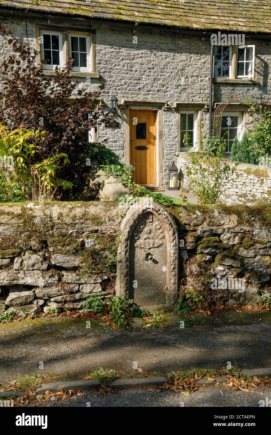 An old well in the village of MiddletonbyYoulgrave, Peak District