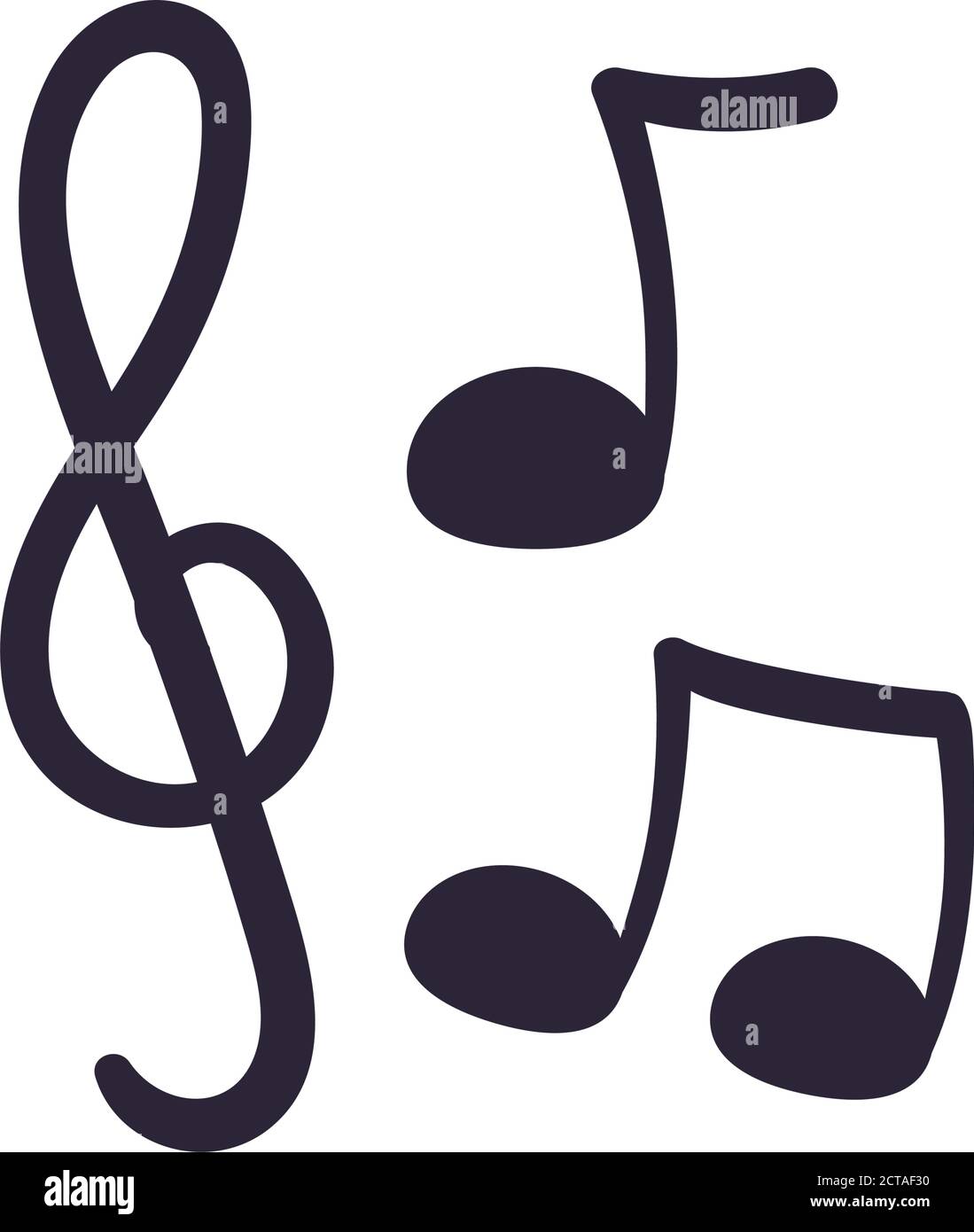 notes free form style icon design, Music sound melody song musical art ...