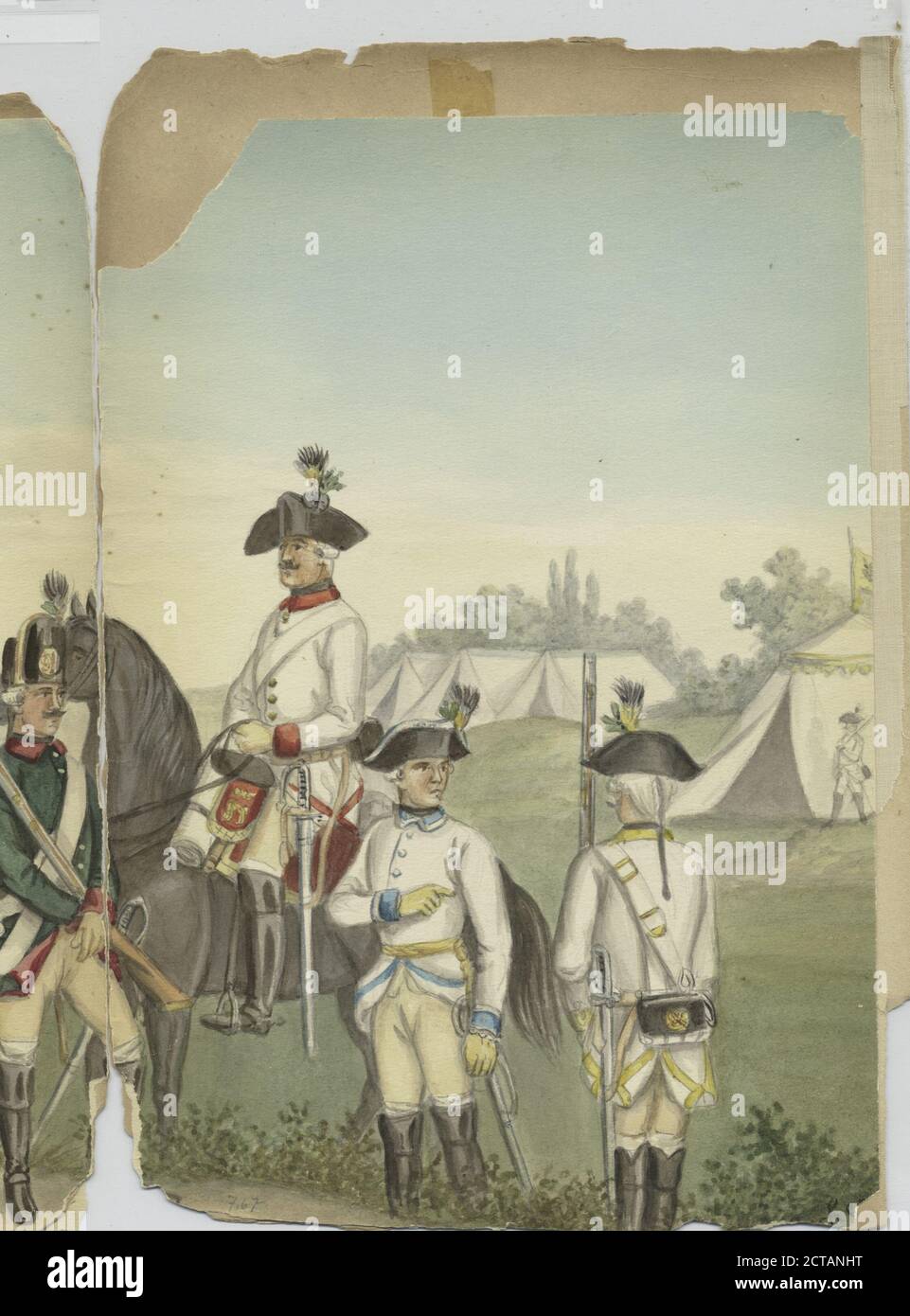 Dragoner Regiment., still image, Illustrations, 1910, Escher, Albert von (1839-1905 Stock Photo