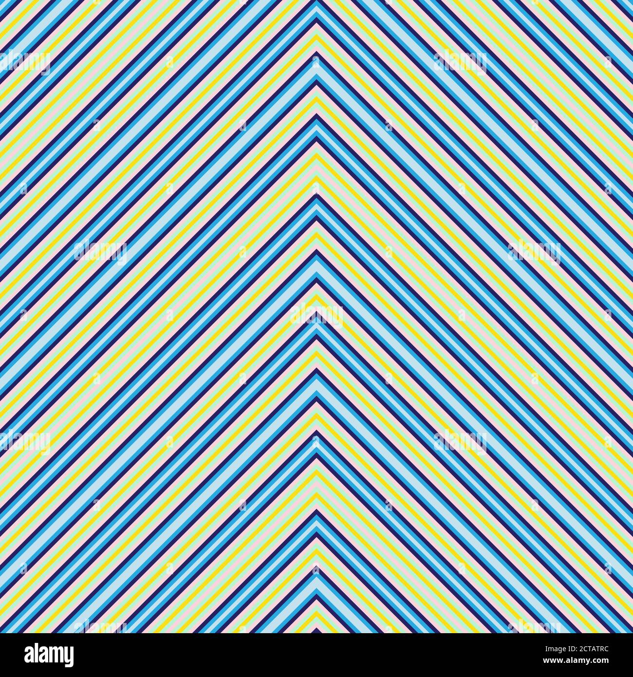 Rainbow striped seamless pattern background suitable for fashion textiles, Stock Vector