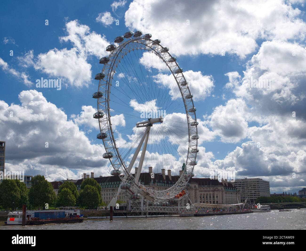 The London Eye is Europes tallest cantilevered observation wheel. One