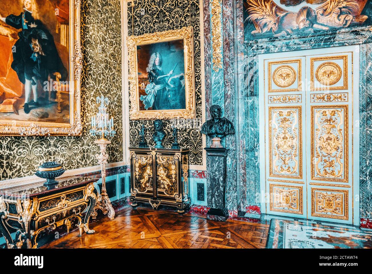 VERSAILLES, FRANCE JULY 02, 2016 Salon of Abundance is on the first