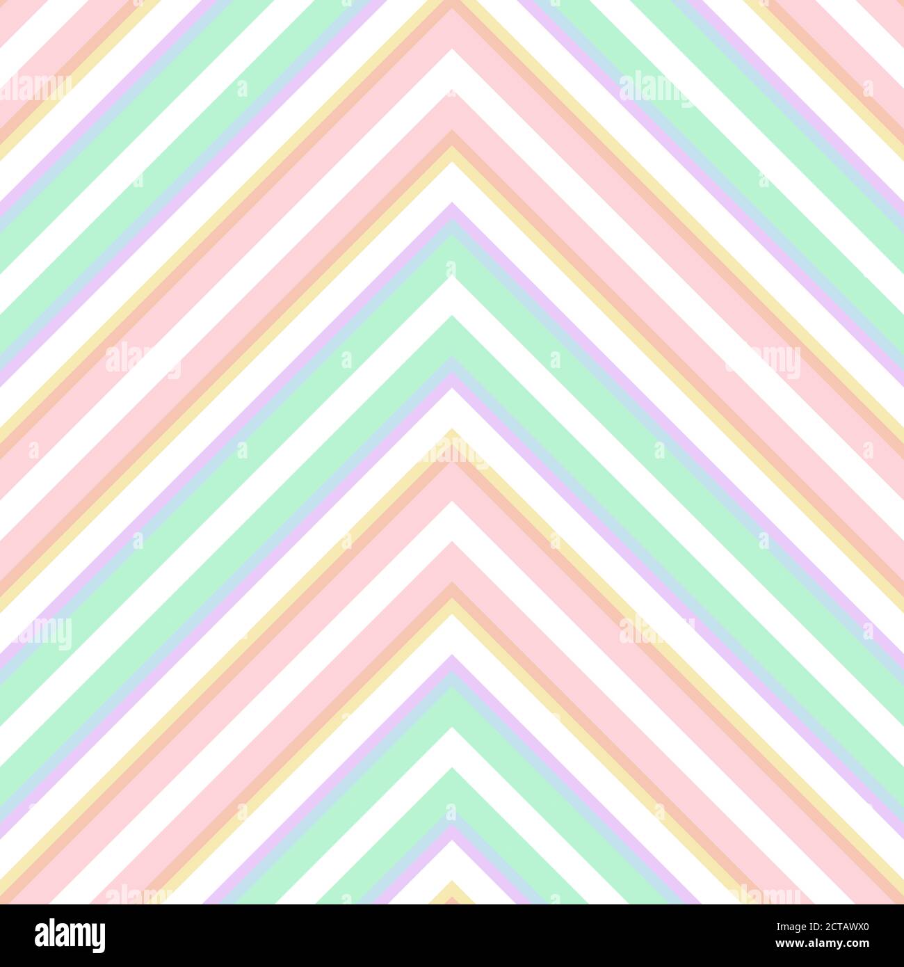 Rainbow striped seamless pattern background suitable for fashion textiles, Stock Vector