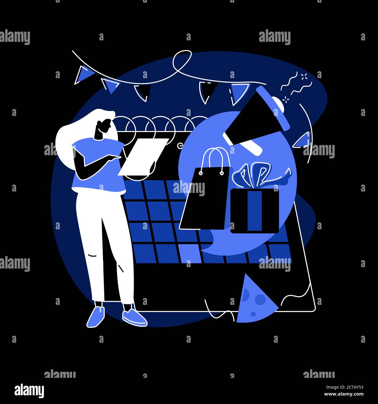 Event management abstract concept vector illustration Stock Vector ...