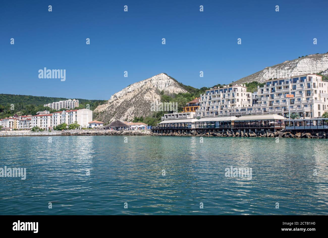 Town of Balchik on the Black sea coast, Bulgaria Stock Photo - Alamy