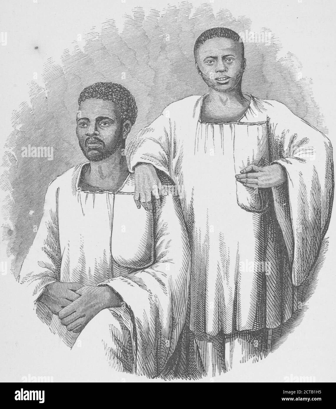 Shuwa and Marghay Lads, still image, 1861, Macbrair, R. Maxwell (Robert Maxwell Stock Photo